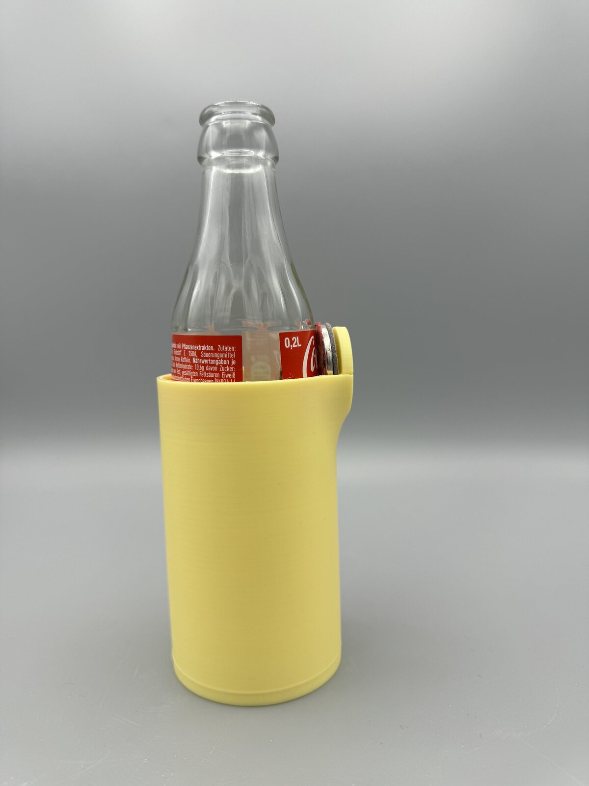3D-gedruckter Koffer-Organizer für das „Cola Cap“-Kunststück